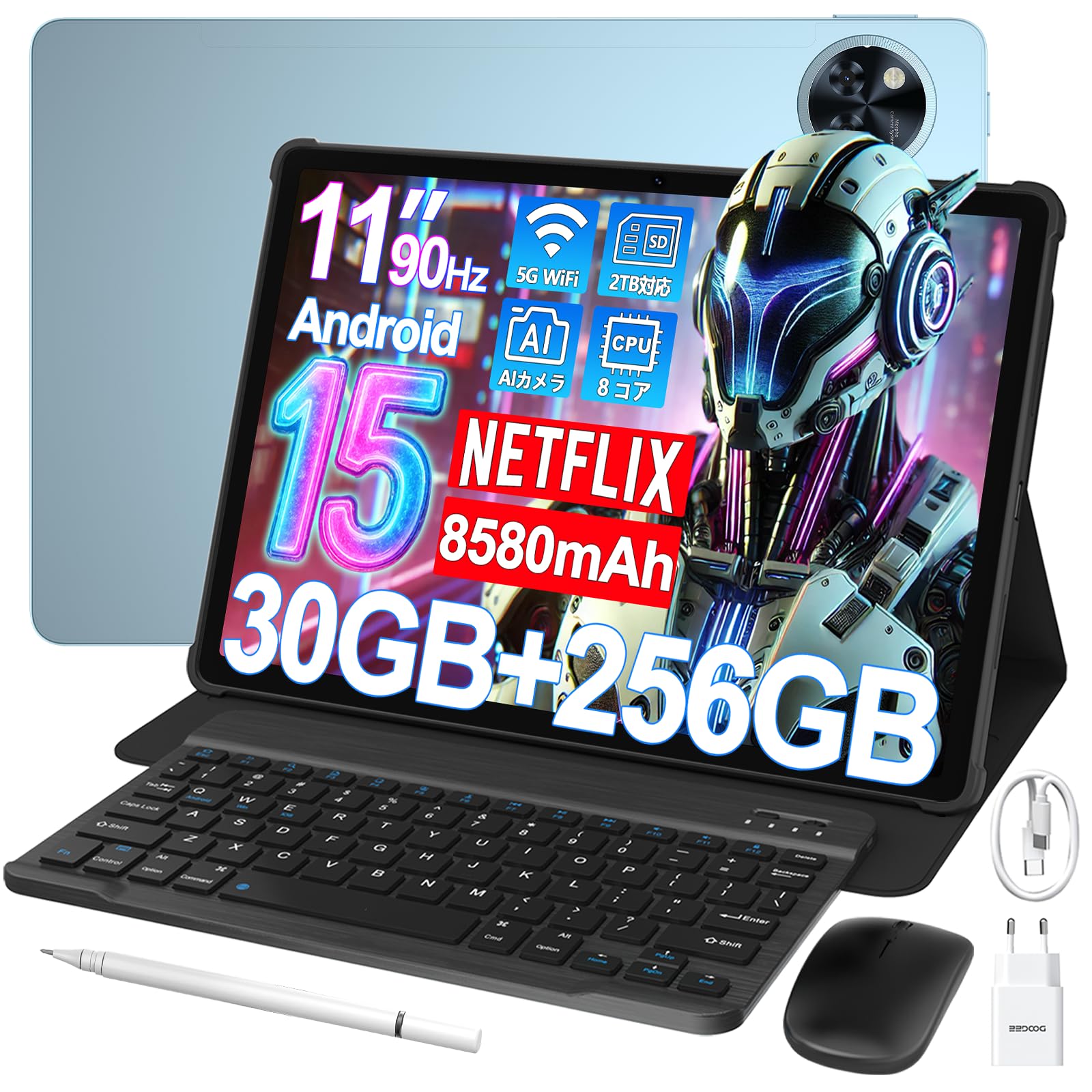 ★Android15 タブレット★30GB+128GB+2TB 11インチ大画面 Amazon.co.jp: 【Android タブレット 11インチ】Azeyou